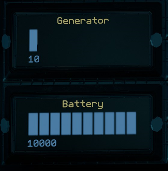 Generator and Battery Panels